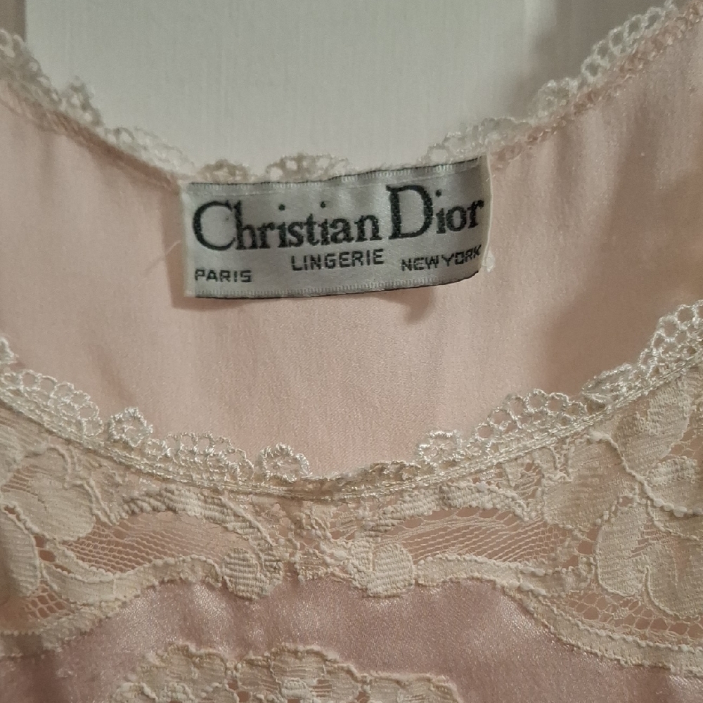 Dior Soft Pink Lace Nightgowne